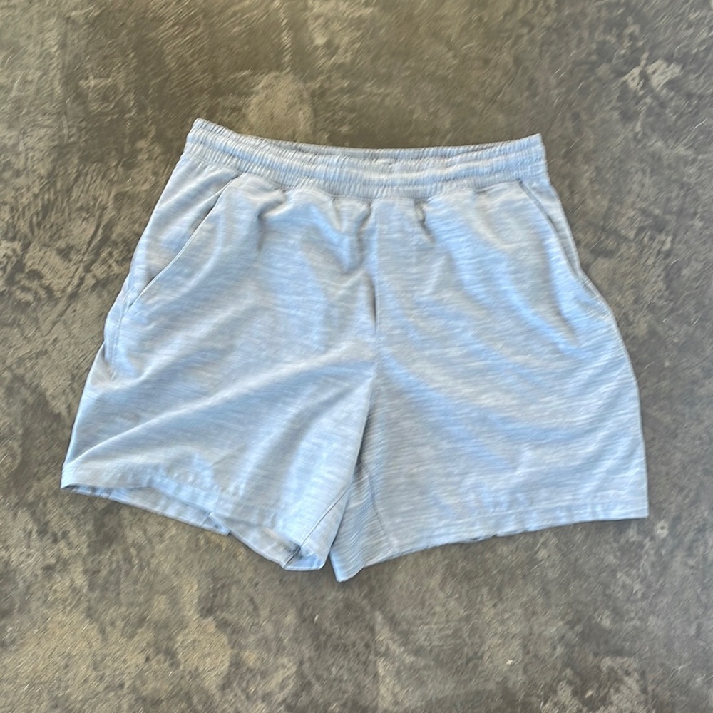 Lululemon 5 inch surge shorts liner-less.